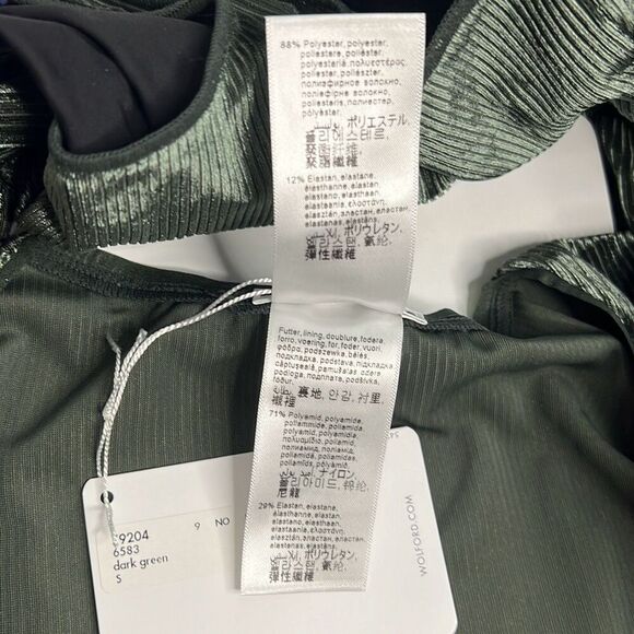 NWT Wolford Esmeralda String Bodysuit Top XS - Picture 14 of 16